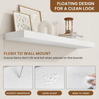 fuqing Floating Shelves for Wall, Wall Mounted Wood Floating Shelf - Image 5