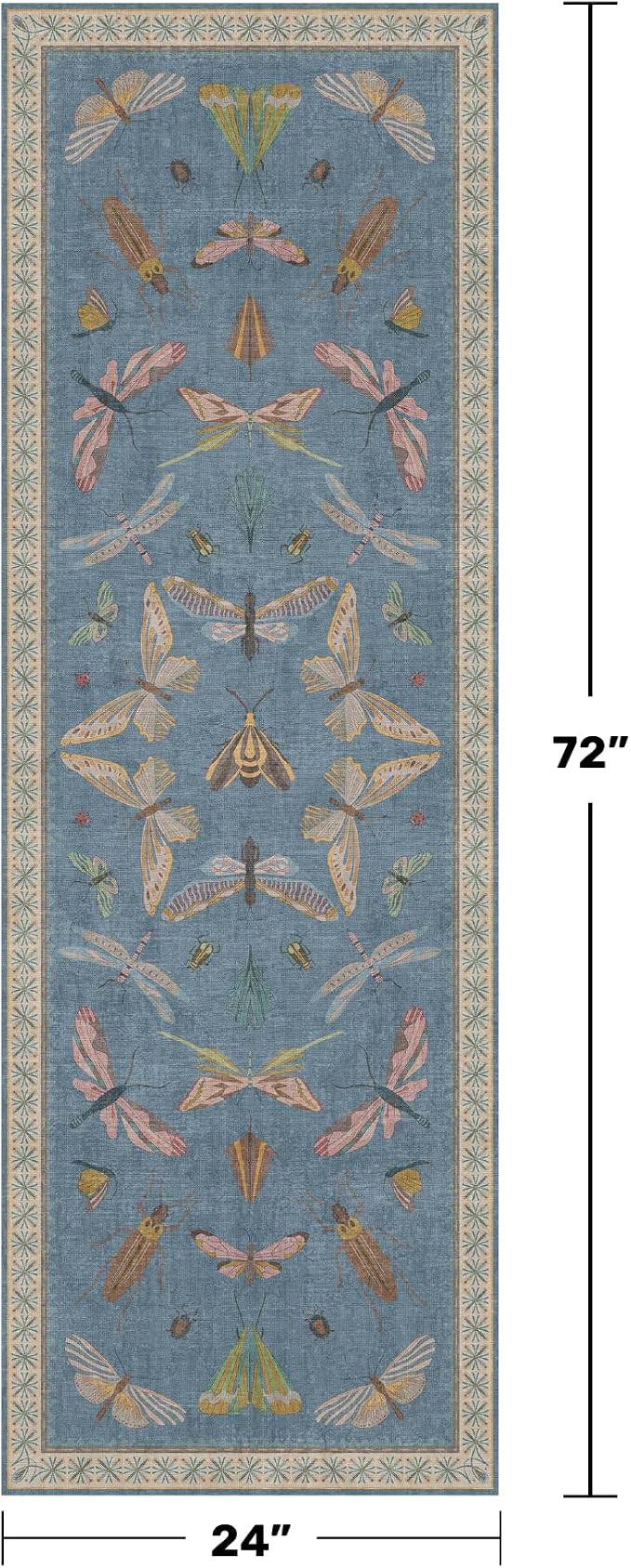 Boho Non Slip Kitchen Rug Runner - Image 2