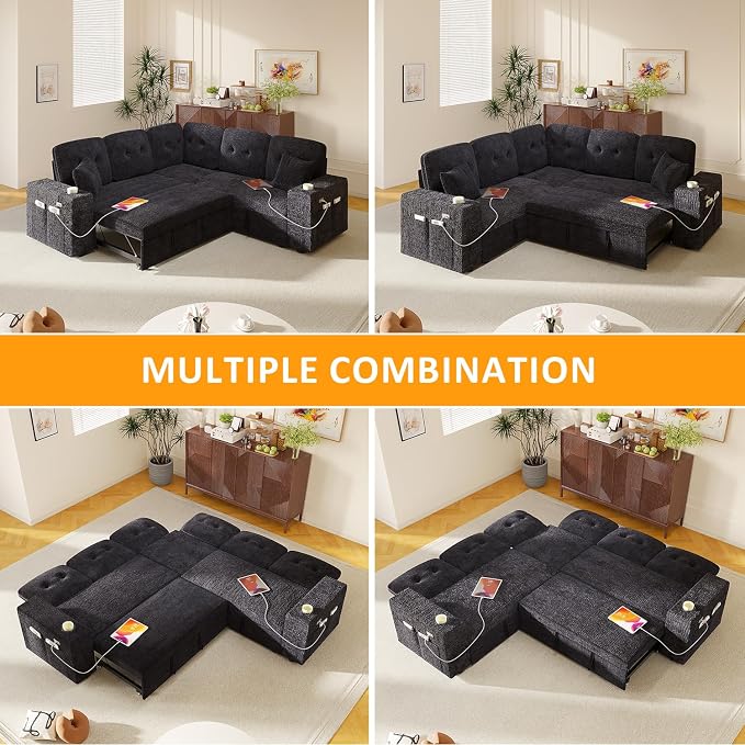Modular Sectional Sleeper Sofa - Image 7
