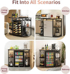 METYERRY Mini Fridge Cabinet Stand - Image 9