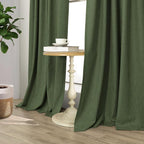 Pitalk Olive Green Blackout Curtains 63 Inch Length 2 Panel - Image 9