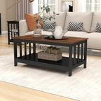 ChooChoo Farmhouse Coffee Table, 40 Inch by ChooChoo