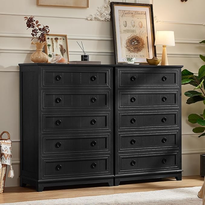 Joaxswe Farmhouse 5 Drawer Dresser by Joaxswe