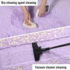 Fluffy Soft Purple Rug 5x7 Ft, Shaggy Rugs - Image 6