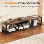 VECELO TV Stand with Power Outlets - Image 7