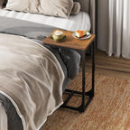 WLIVE C-Shaped End Table Set of 2, Small Couch Side Tables - Image 2