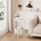 Vagusicc Round Side Table End Table - Image 2