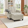 oaaktu Single Modern Comfy Upholstered Chaise Lounge Sofa Chair by Unknown