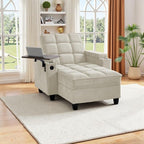 oaaktu Single Modern Comfy Upholstered Chaise Lounge Sofa Chair by Unknown