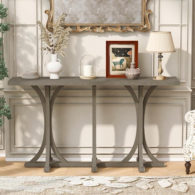 59.8'' Wooden Console Table by Hlcodca