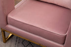 Roundhill Furniture Lenola Upholstered Accent Arm Chair - Image 12