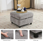 WUTUTUEE 25”Square Storage Ottoman Module - Image 3