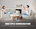 Modular Sectional Sofa 3-Seater Modular Couch - Image 7