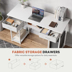 DUMOS 48" Small Computer Home Office Desk - Image 6