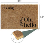 Barnyard Designs Front Door Welcome Mat | Printed Polyester Outdoor Rug - Image 3