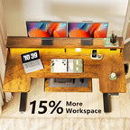 OffiGo U Shaped Electric Standing Desk - Image 5