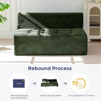 MAXYOYO 8" Folding Sofa Bed, Fold Out Chair Bed Sleeper Chair, Convertible - Image 9