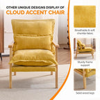 VINGLI Mid-Century Modern Cloud Accent Armchairs set of 2 - Image 5