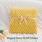 BEDELITE Yellow Throw Blanket for Couch, Soft Cozy Gifts for Women, 50 * 60 | - Image 4
