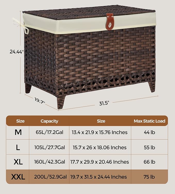 Honjourai Wicker Storage Basket - Image 7