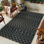 Lahome Moroccan Easy Jute 3x5 Outdoro Rug - Image 8