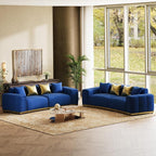 Oversized Velvet Chesterfield Couch by ModernSofaforLivingRoom