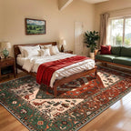 SERISSA 8x10 Washable Non Slip Boho Area Rug - Image 3