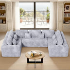 Luxanimarion 136'' Large Sectional Cloud Couches by Luxanimarion