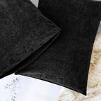CaliTime Decorative Standard Throw Pillow Covers 26 X 20 Inches Black | Pack of - Image 6