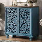 JOINICE Blue Accent Cabinet by Joinice