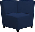 Easy-Going Stretch Soft Sectional Corner Sofa Couch Slipcover Navy | 1-Piece by Easy-Going