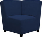 Easy-Going Stretch Soft Sectional Corner Sofa Couch Slipcover Navy | 1-Piece by Easy-Going