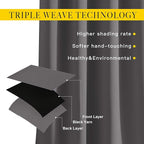 NICETOWN Blackout Thermal Curtains Panels 72 inch Length - Image 4