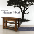 Durango 54-Inch Farmhouse-Industrial Style Wood Console Table - Image 5