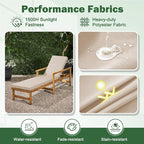 Chaise Lounge Cushions Outdoor, Outdoor Chaise Cushion - Image 5