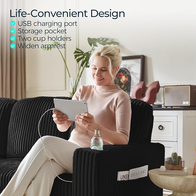 LINSY HOME Sectional Sleeper Sofa - Image 7