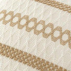 MIULEE Set of 2 Neutral Boho Decorative Pillow Covers 18x18 Inch | Farmhouse - Image 4