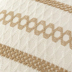 MIULEE Set of 2 Neutral Boho Decorative Pillow Covers 20x20 Inch | Farmhouse - Image 4