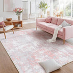 RELEANY Washable 9'x12' Abstract Area Rug - Image 4