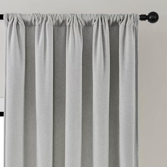 Joydeco Light Filtering Curtains 108 Inches Long - Image 4