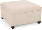 Christopher Knight Home Hedda Tufted Fabric Storage Ottoman by ChristopherKnightHome