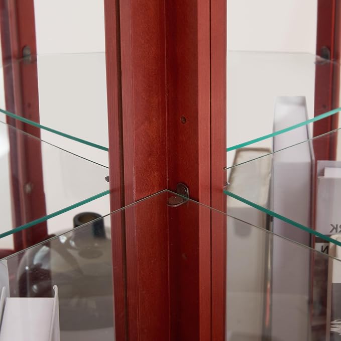 Glass Corner Display Cabinet - Image 8