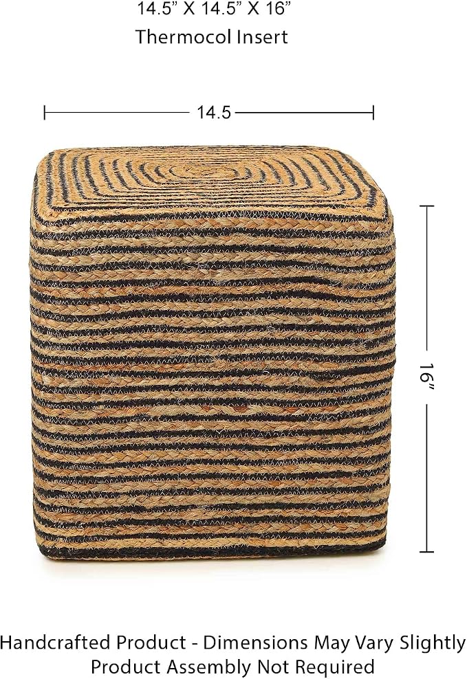 REDEARTH · Cube Pouf Foot Stool Ottoman - Image 3
