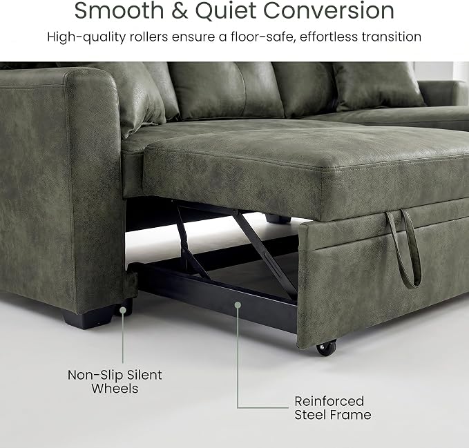 TYBOATLE Convertible Sofa Bed Couch - Image 7