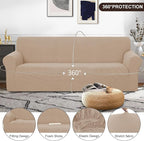 U-NICE HOME 4 Seater Stretch Couch Cover - Image 3