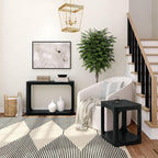 Plank+Beam Forma Console Table, 46 Inch, Solid Wood Sofa Table, Entryway Table - Image 5