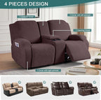 Ruaozz Loveseat Recliner Covers - Image 4