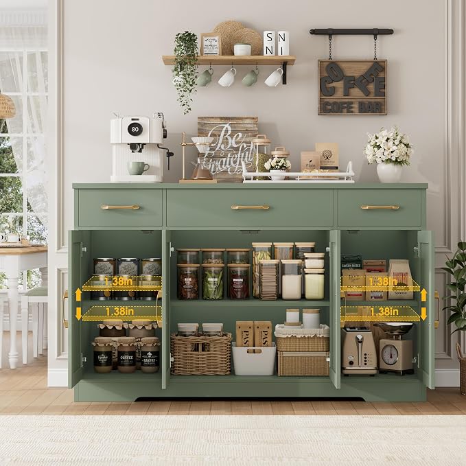 HOSTACK Buffet Sideboard Cabinet - Image 6