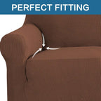H.VERSAILTEX Stretch Couch Cover Loveseat Covers - Image 5