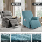 Timeles Recliner Covers Recliner Chair Covers Reclining Couch Covers Sofa - Image 4